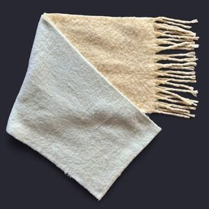 Lemon lime, yellow neon green, large chunky soft plush scarf